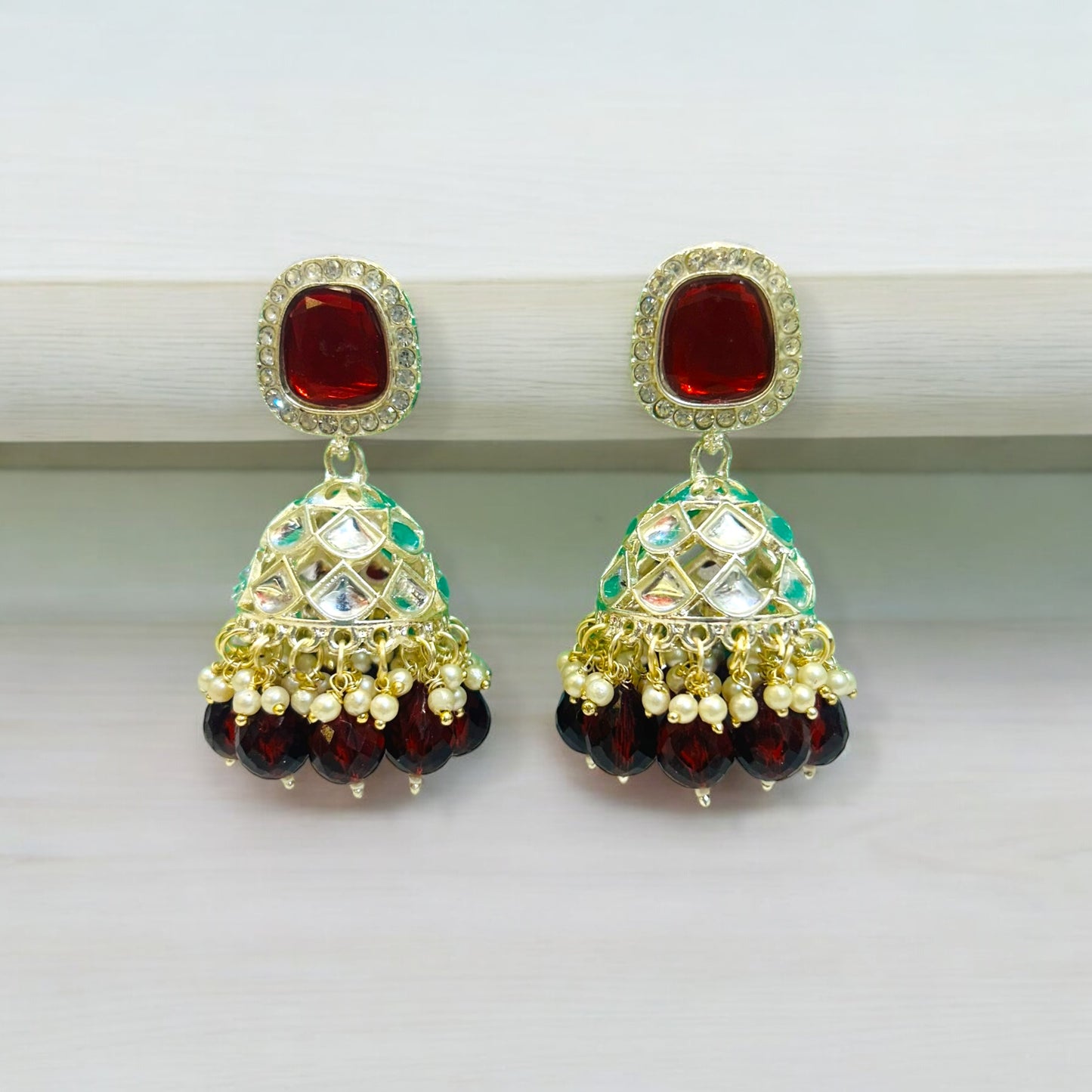 Jhumka earrings