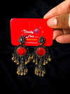 Statement Oxidised Color Matching Earrings