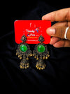 Statement Oxidised Color Matching Earrings