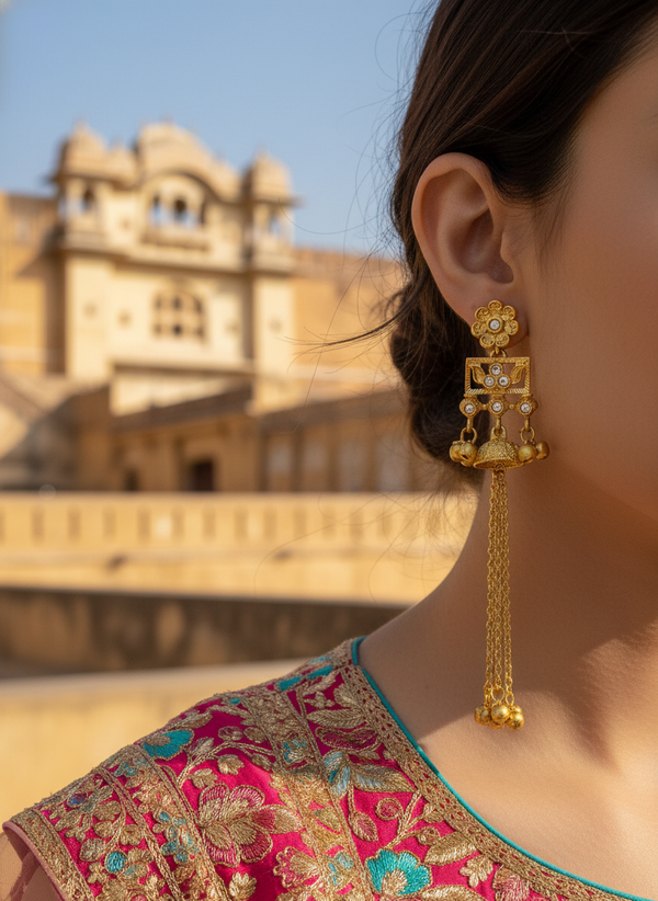 Kashmiri Pattern Earrings