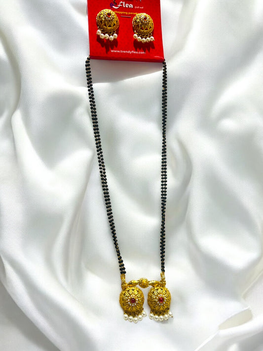 Mangalsutra with Earrings