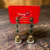 Statement Oxidised Color Matching Earrings
