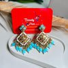 Statement Oxidised Color Matching Earrings