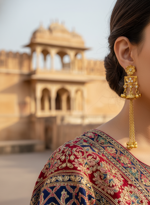 Kashmiri Pattern Earrings